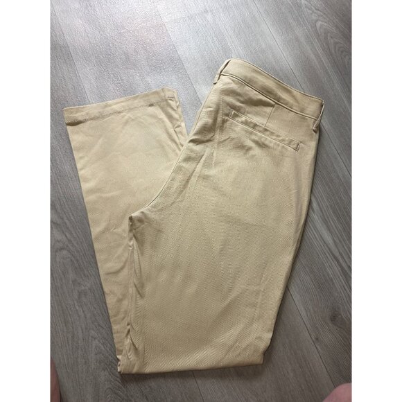Old Navy Womens Boot-Cut Stretch Khaki Pants Size 8P - Picture 1 of 4
